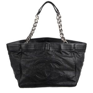Chanel caviar tote